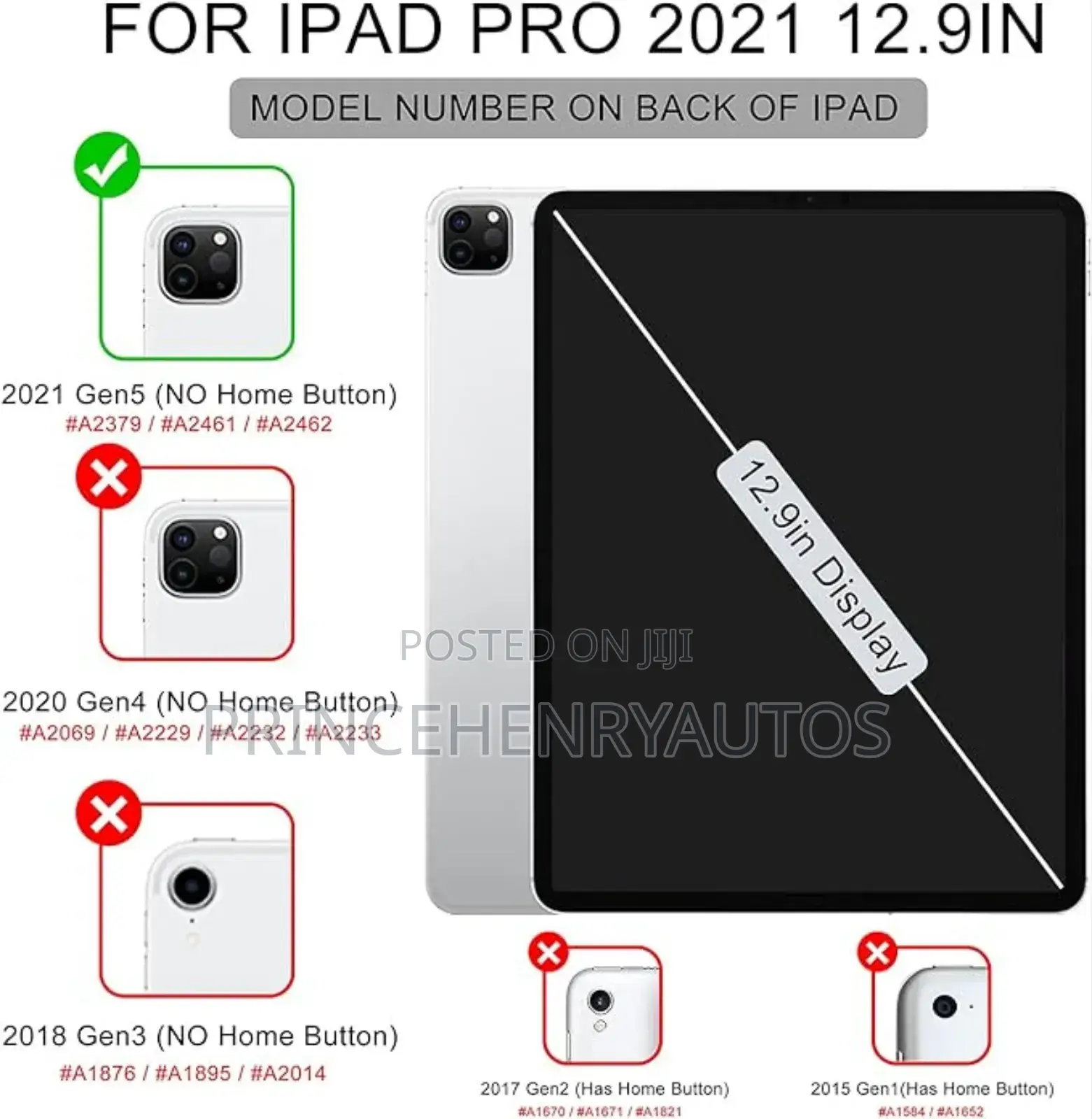 iPad Pro 12.9 Case 5th/6th Generation With Pencil Holder