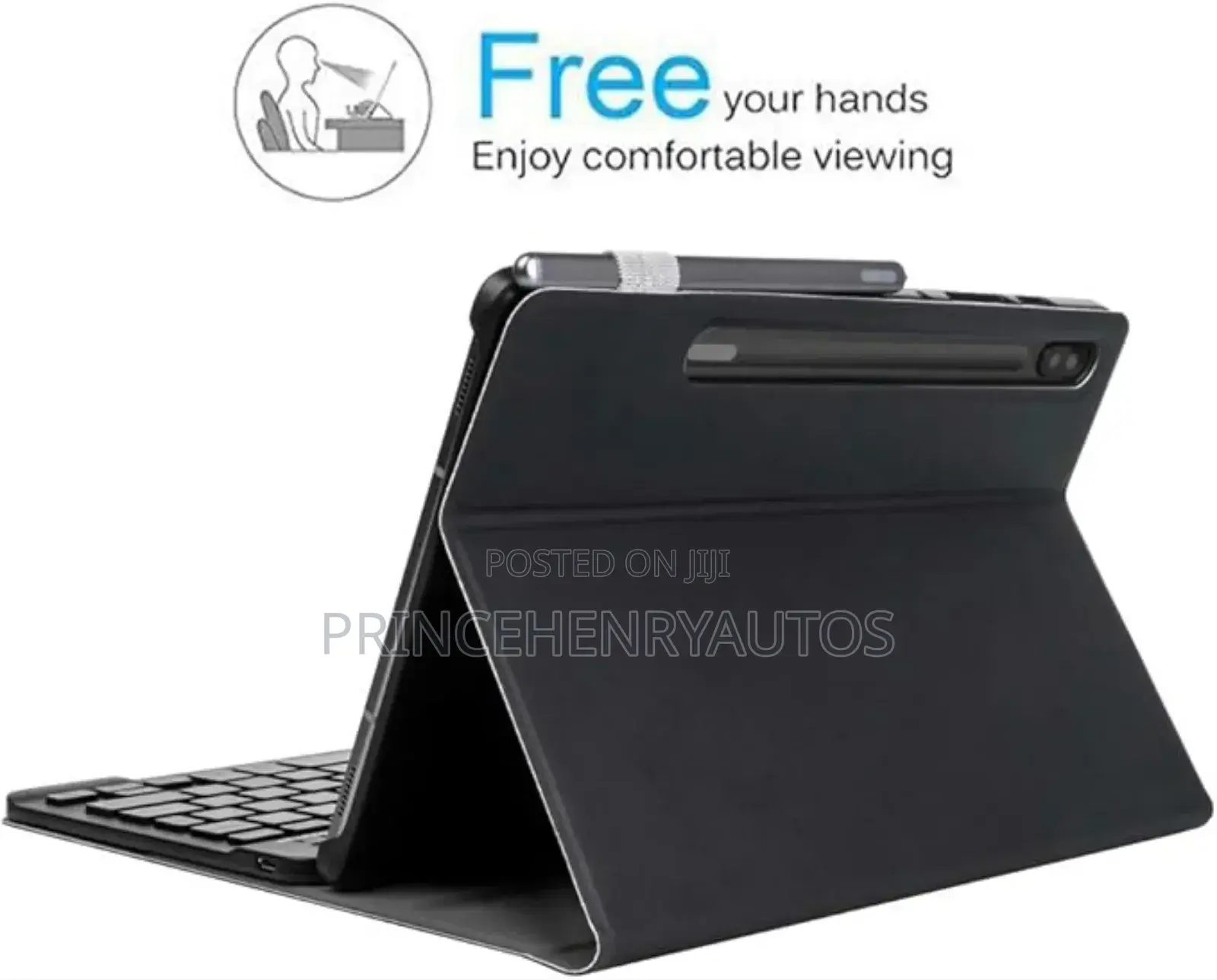 Samsung S8 Plus / S7 Plus Backlit Keyboard Leather Case
