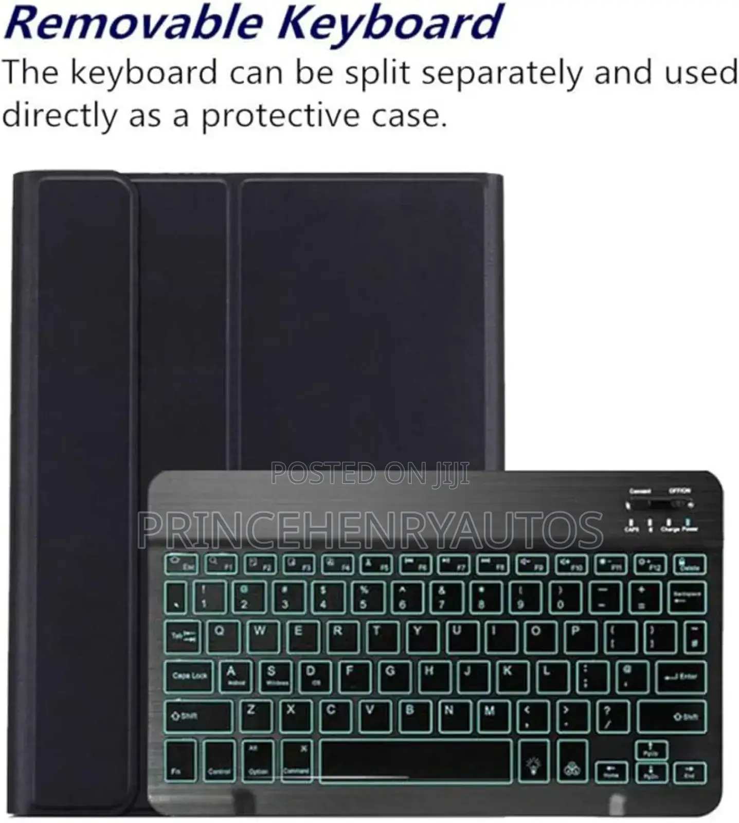 Samsung S8 Plus / S7 Plus Backlit Keyboard Leather Case