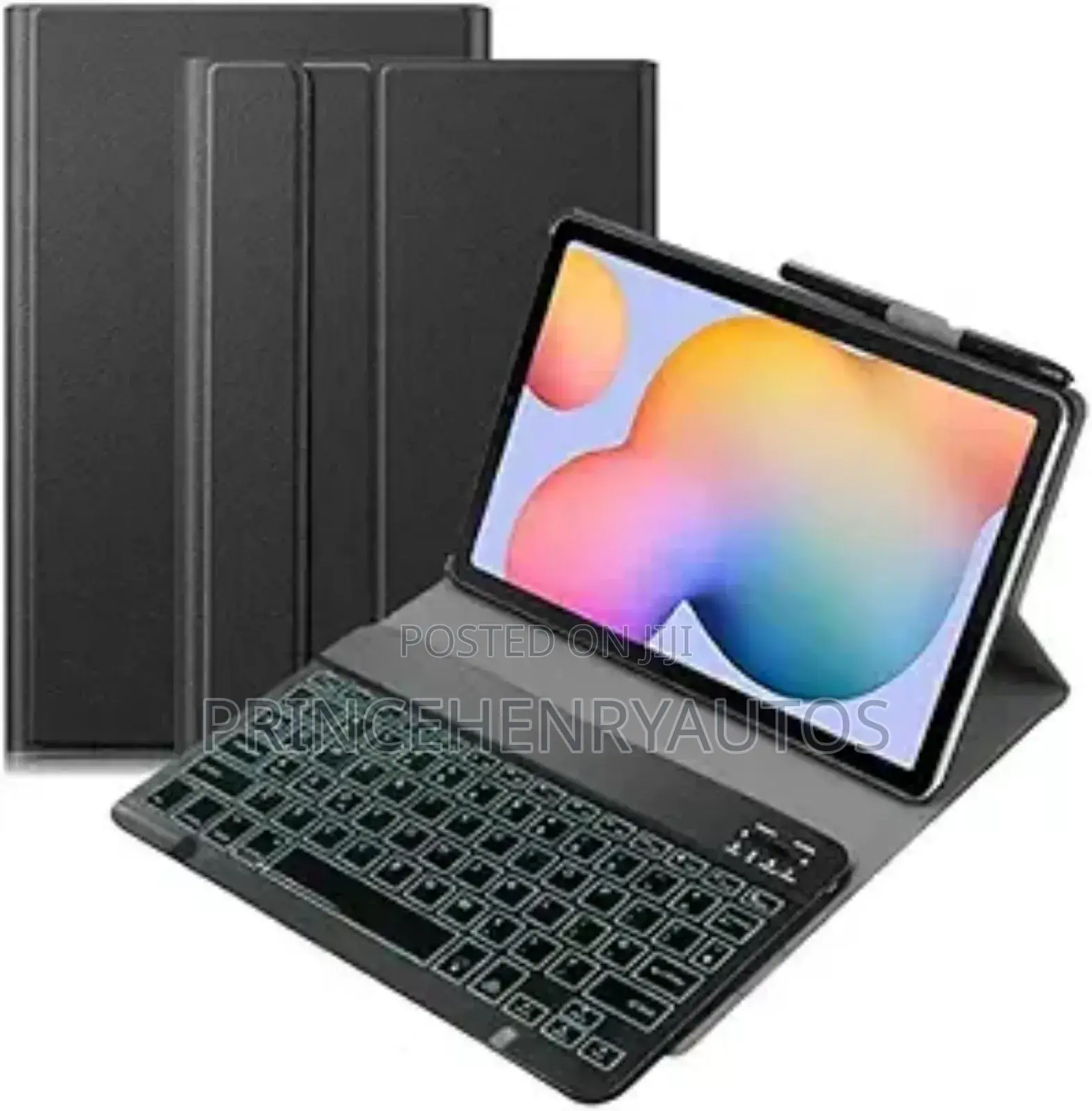 Samsung S8 Plus / S7 Plus Backlit Keyboard Leather Case