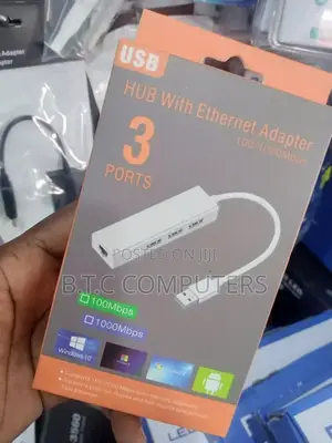 USB to Ethernet Adapter 3port