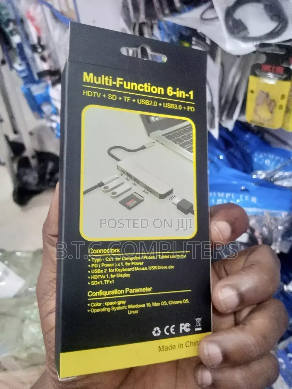 6in1 Multi-Functional Hub