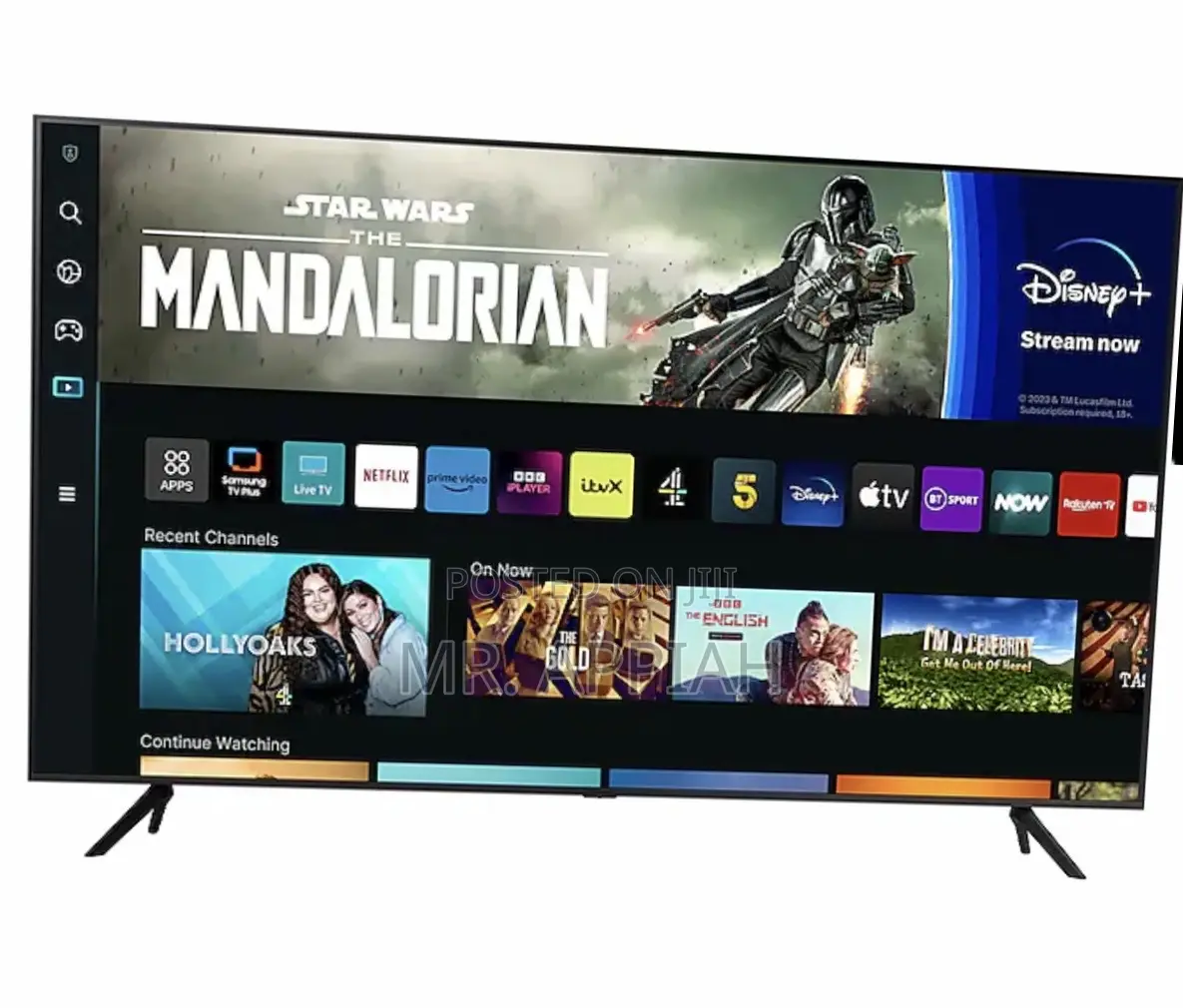 Uhd Smart Samsung 55cu7100 55 Inch Crystal Smart Tv.