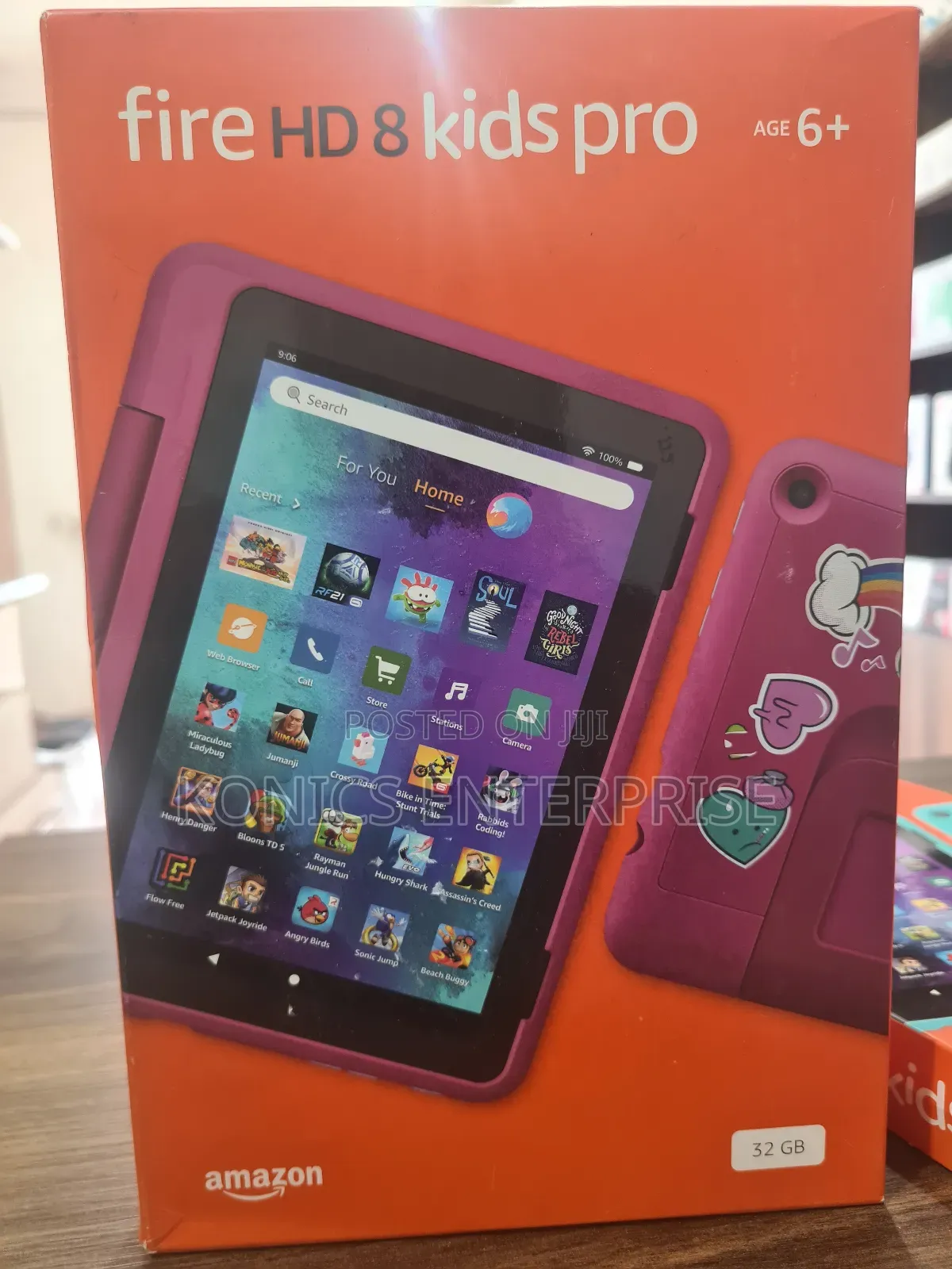 New Amazon Fire HD 8 Kids Pro 32 GB Black