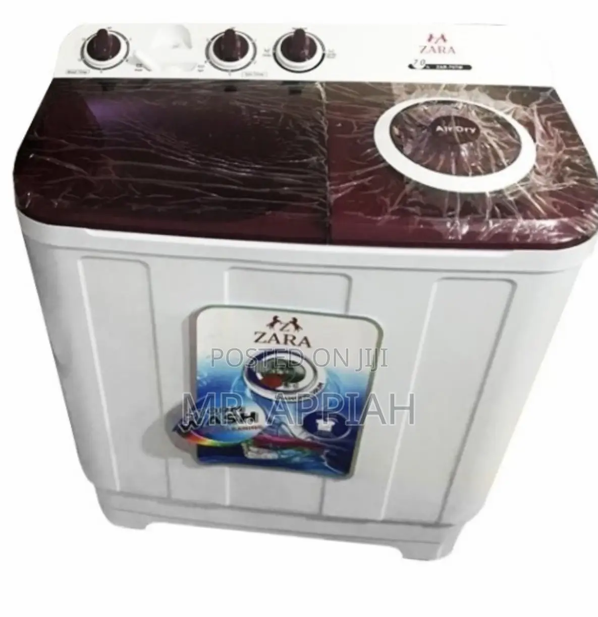 Sleek Zara 7kg Semi-Automatic Washing Machine.