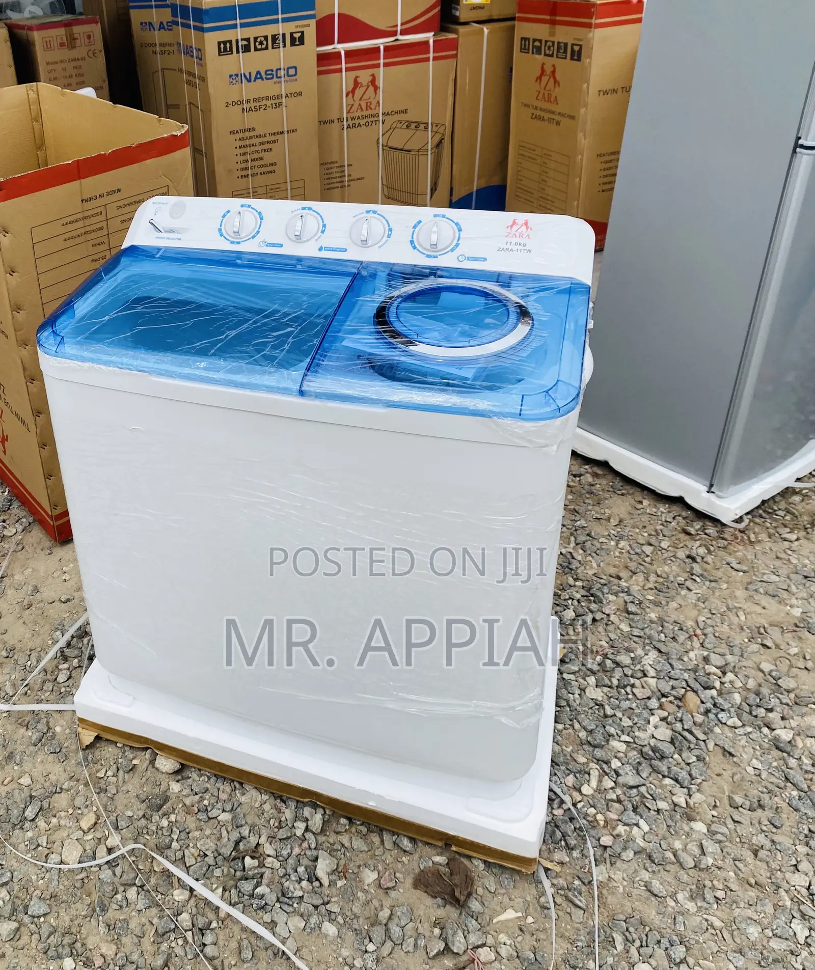 Semi-Automatic 11kg Zara Top Load Electric Washing Machine.