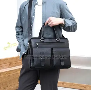 Pure Leather Mens 15.6 Inches Laptop Bag