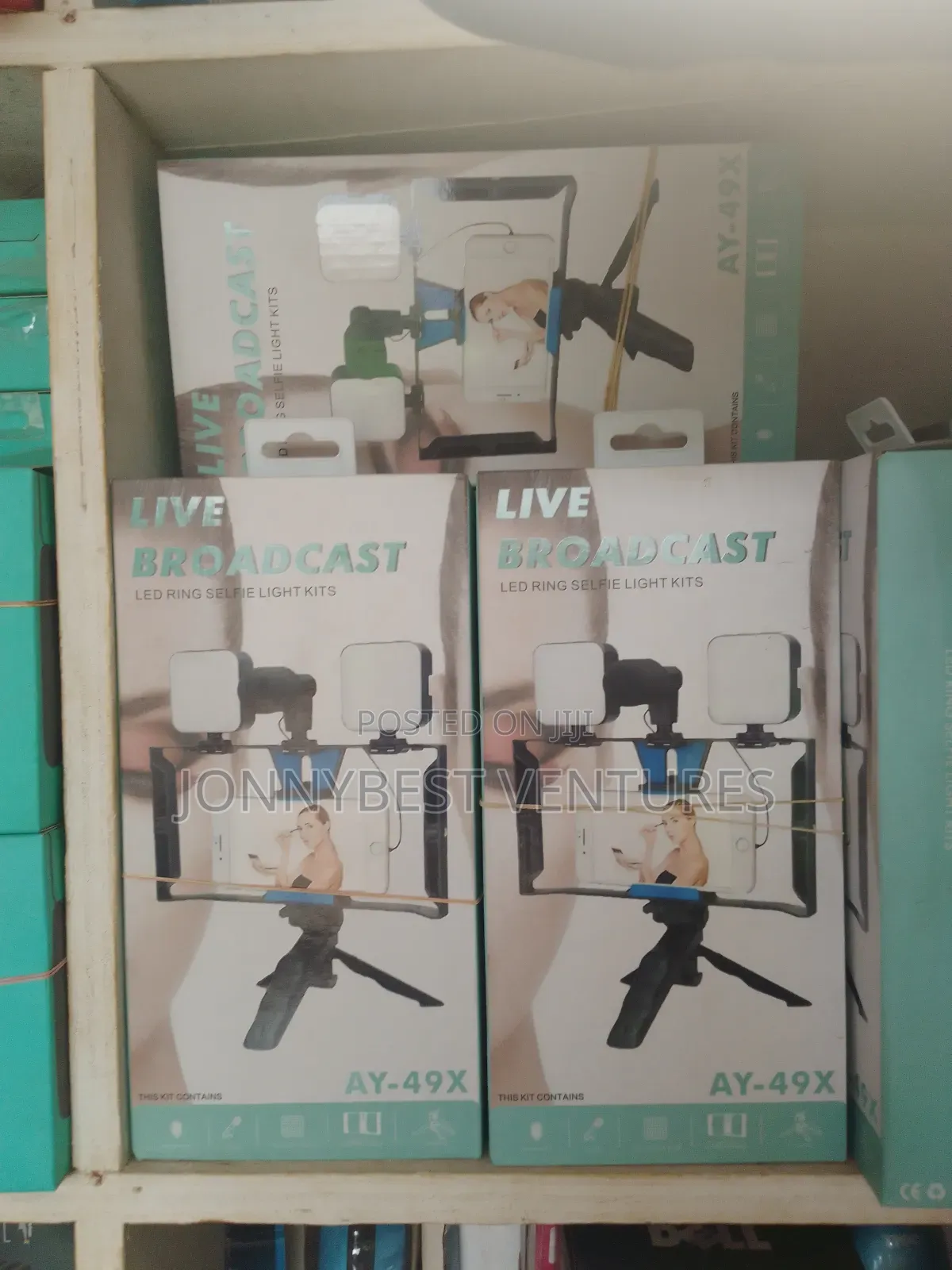 Double Light Video Making Kits Live Broadcast Led Selfie