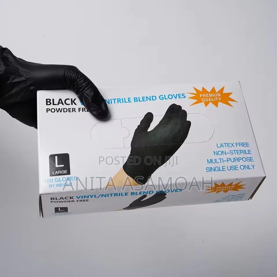 100pcs Disposable Hand Gloves (Large And Medium)