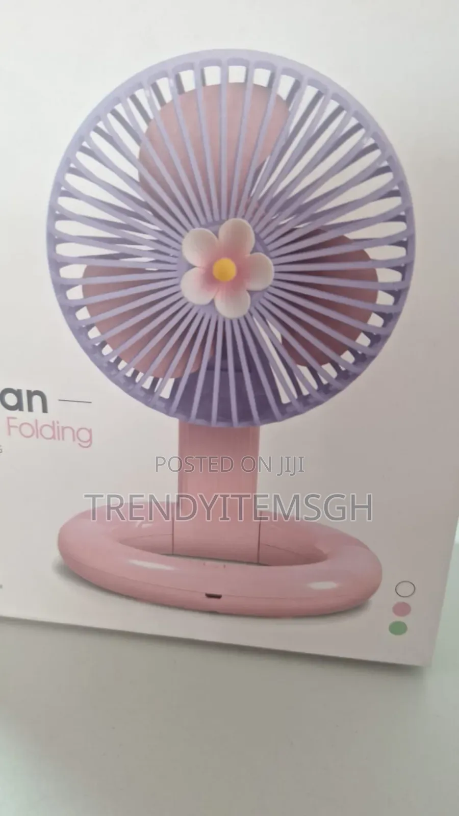 Mini Rechargeable Fan With Folding Function