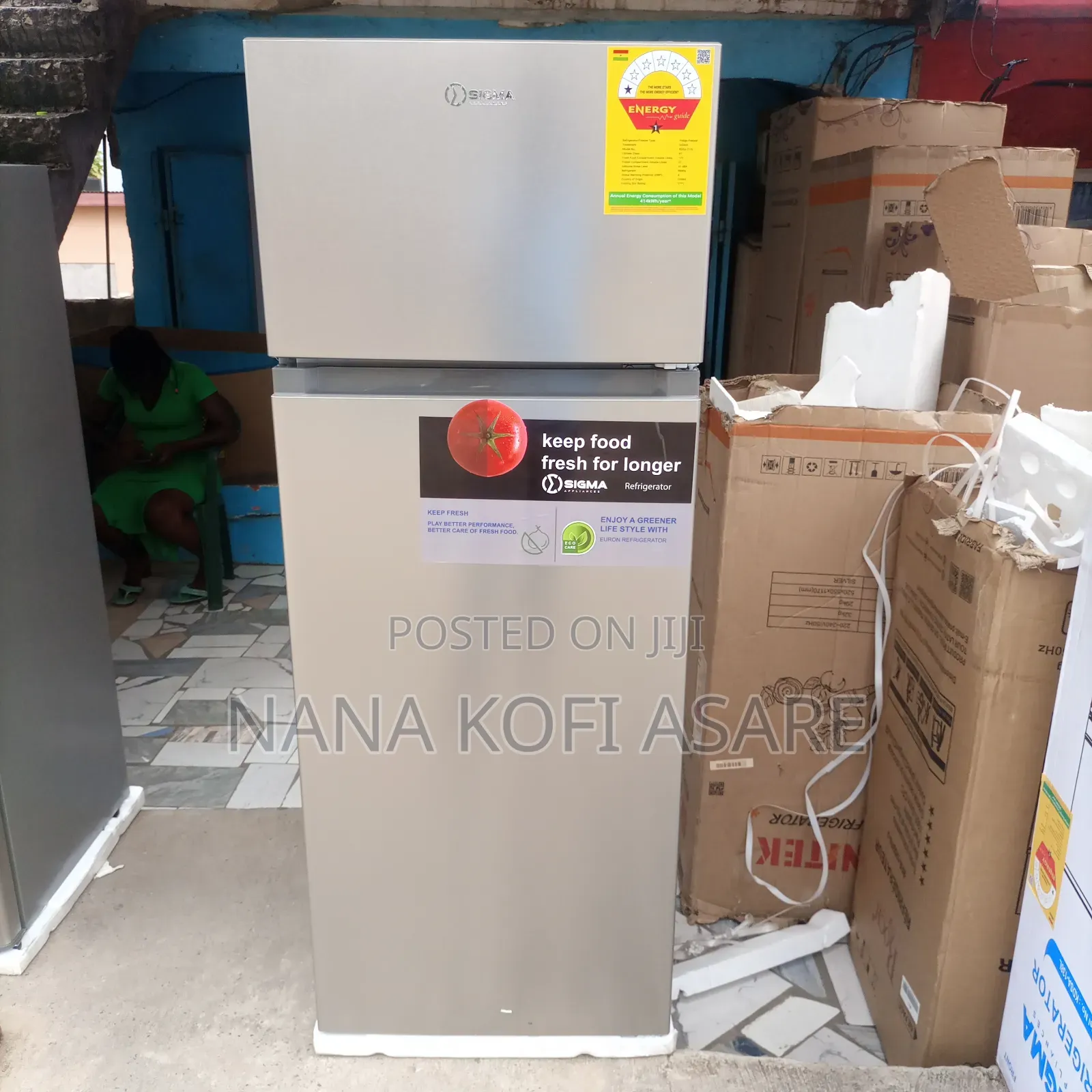 Sigma 210litres Top Freezer Refrigerator