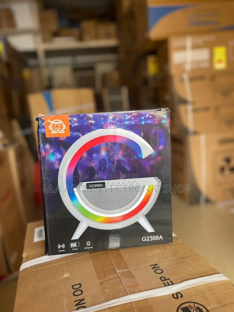 Google Speaker G2388A Speaker With Wireless Charger
