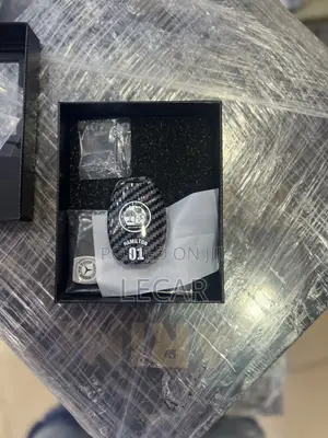 Benz Key Cover N Holder Carbon Fibre