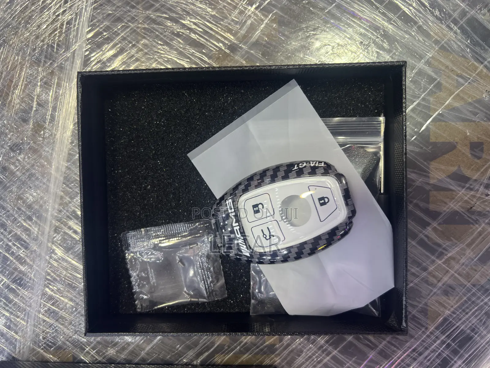 Benz Key Cover N Holder Carbon Fibre