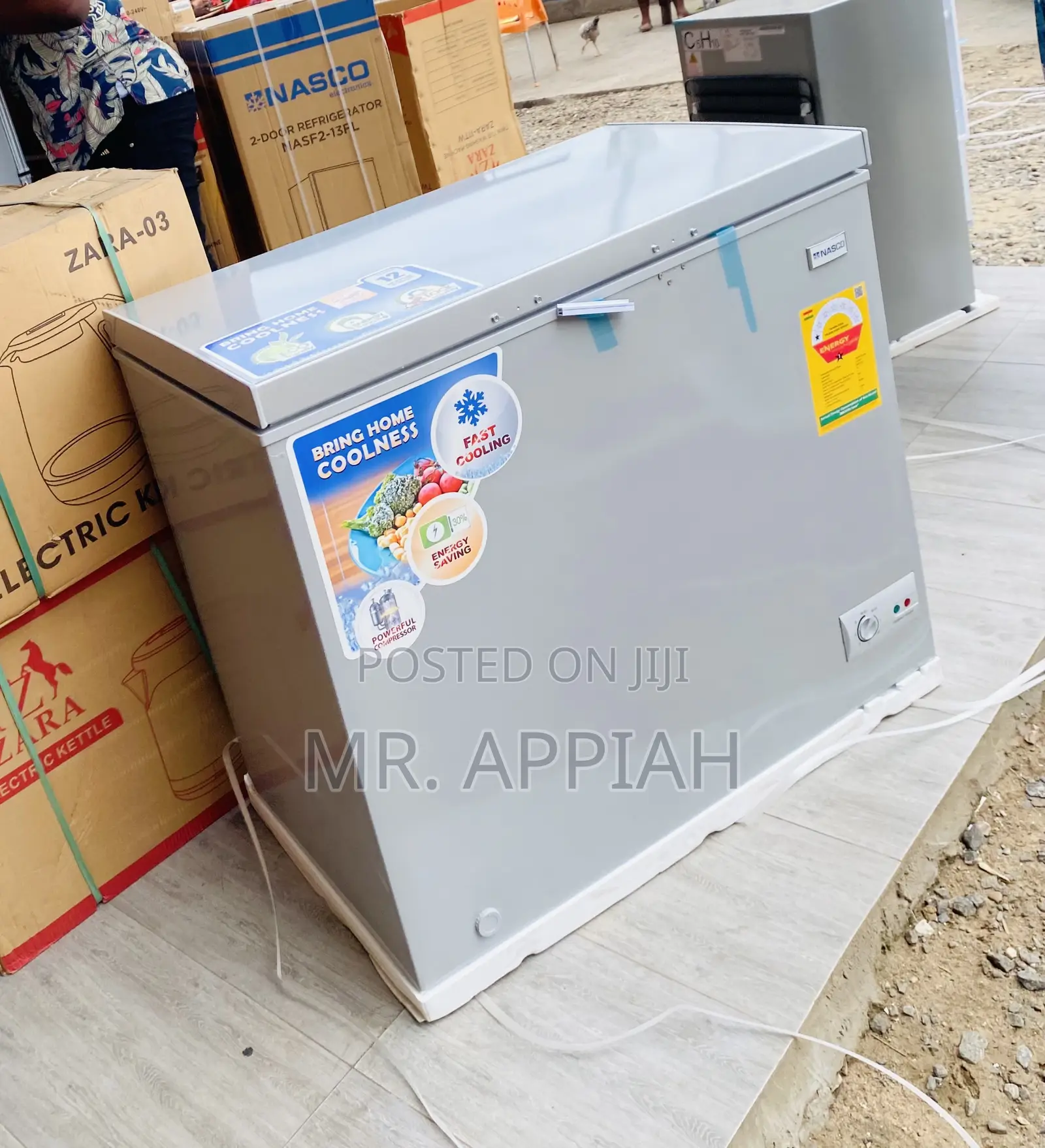 Fast Chilling Nasco Nas210 Single Door Chest Freezer.