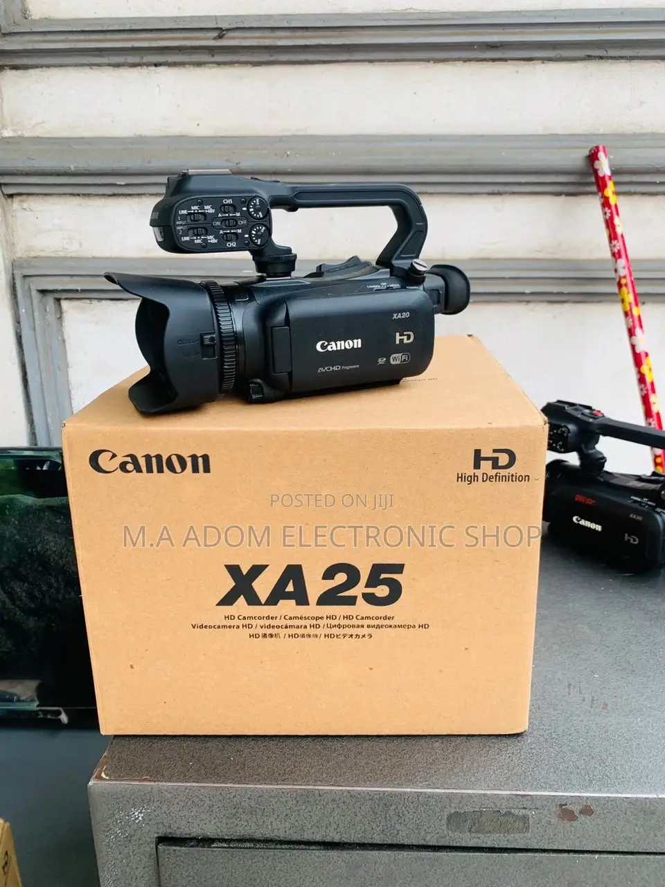 Elegantly Designed Canon XA25 Professional Camcorder.