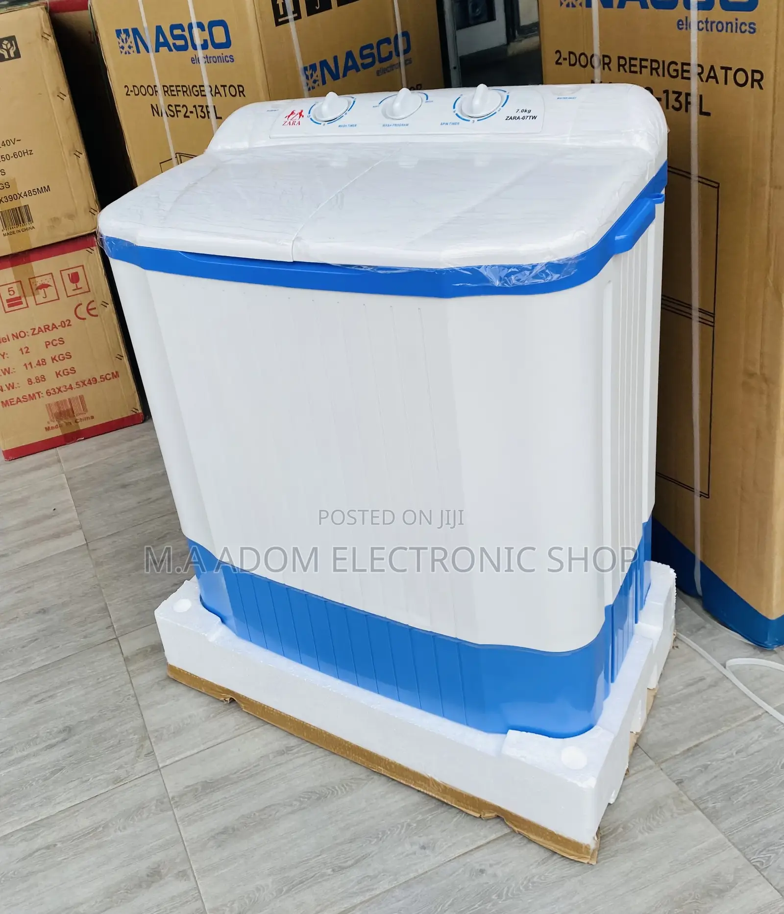Zara 7kg Semi-Automatic Top Load Electric Washing Machine.