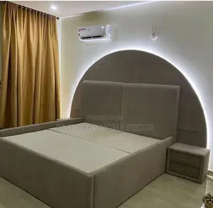 Luxurious Queen Size Bedframe and One Side Cabinet
