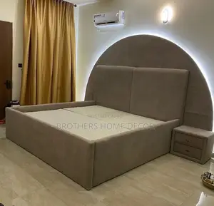 Photo - Luxurious Queen Size Bedframe and One Side Cabinet