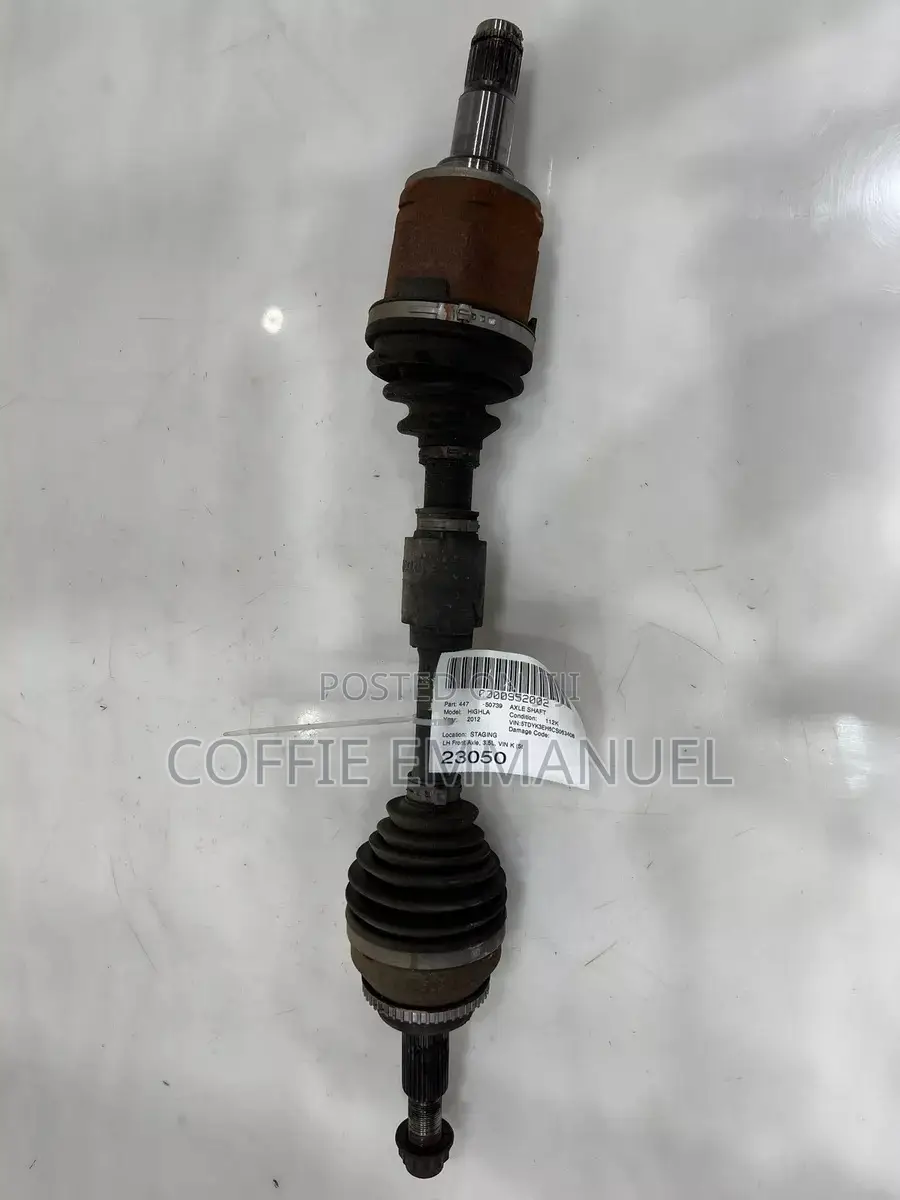 Toyota Highlander Front Shafts 2014 to 2020