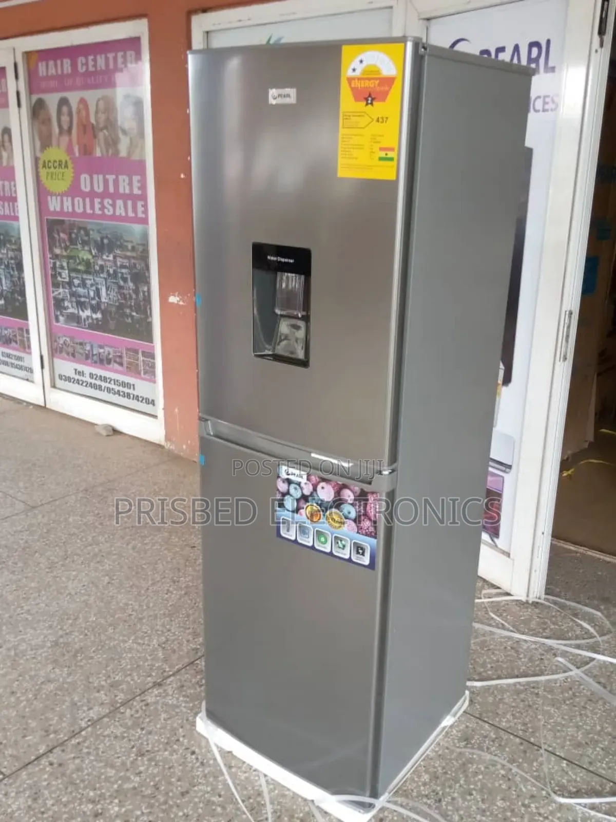 Pearl Double Door Fridge With Dispenser 246 Litres