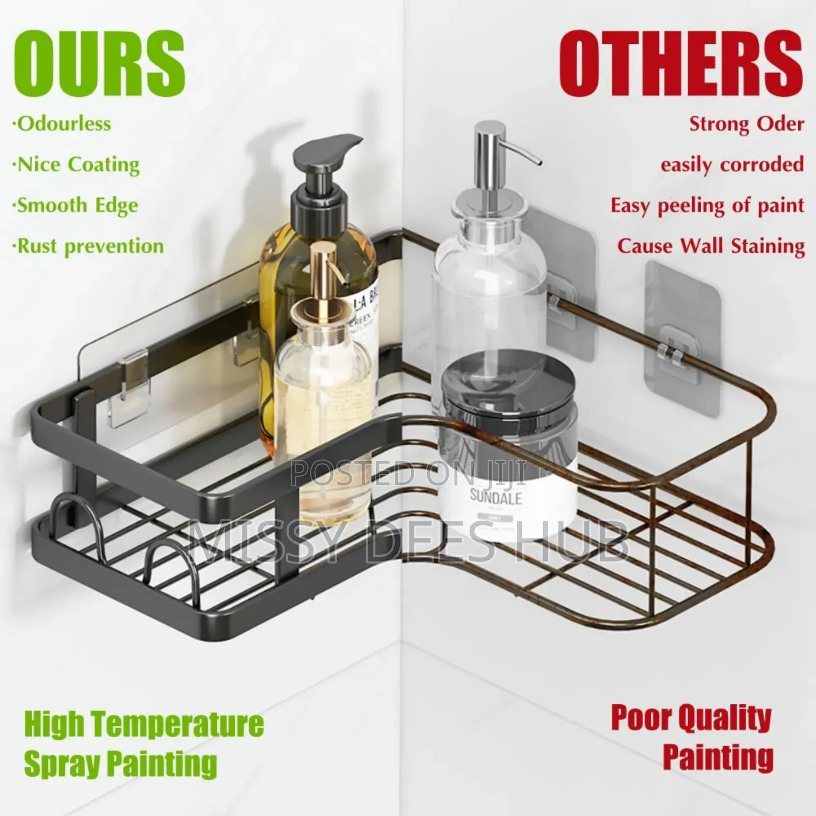 5in1 Corner Shower Caddy Set