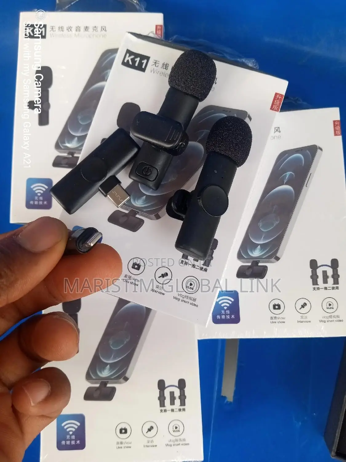 2 in 1 Wireless Microphone (iPhone and Type-C)