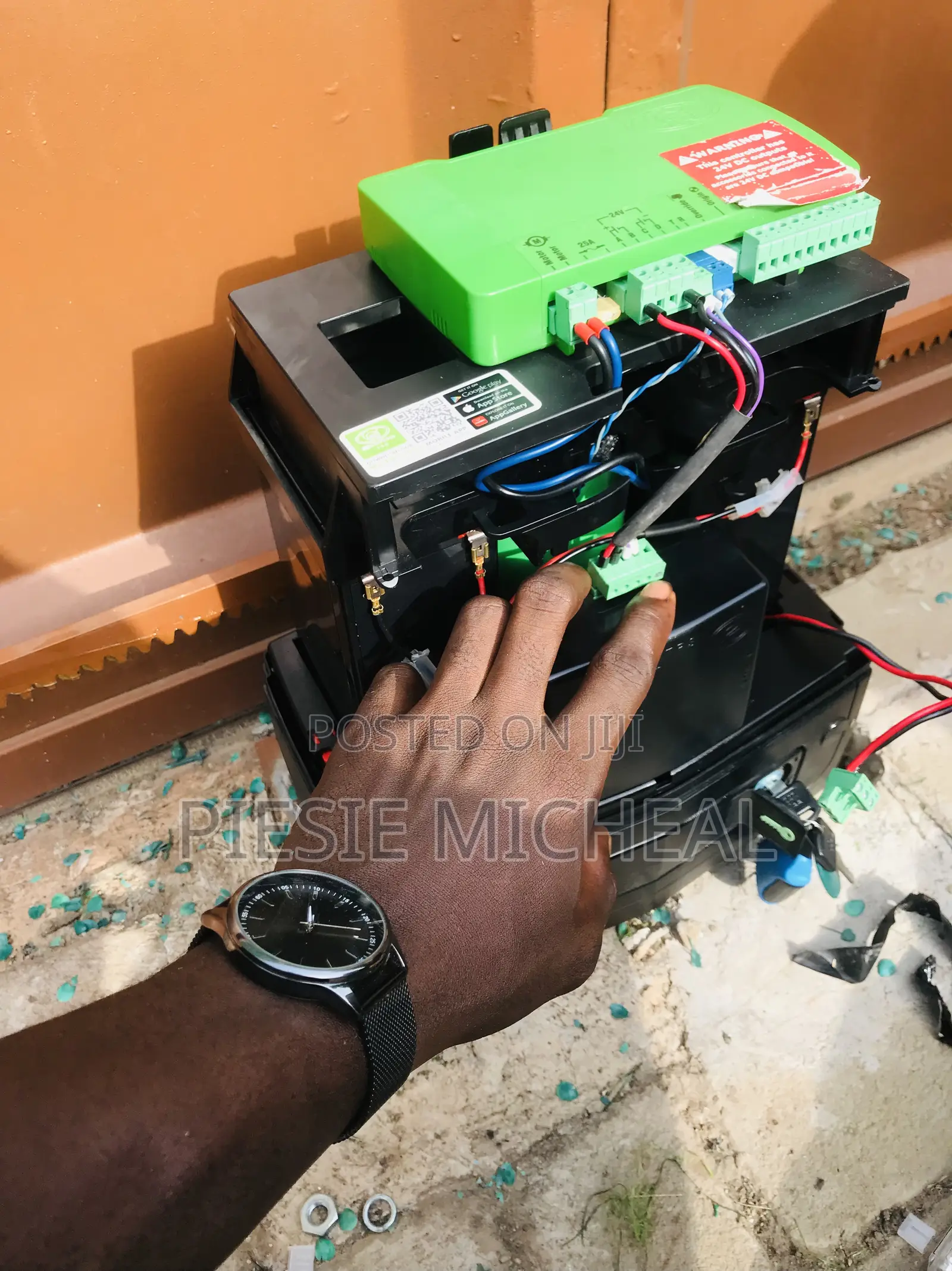 Installation of CCTV Camera , Sliding Gate Motor Fence