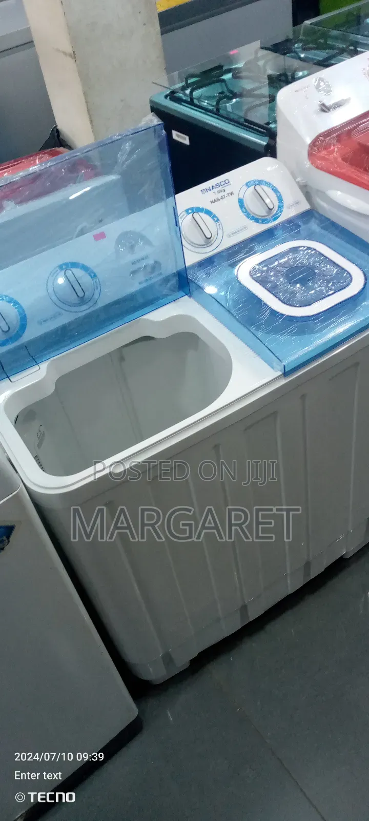Nasco 7 Kg Semi Automatic Washing Machine