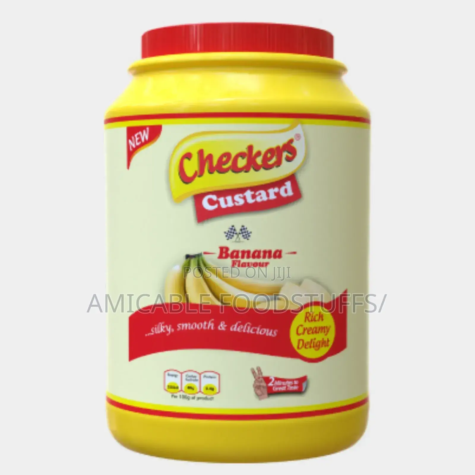 Checkers Custard Vanilla and Banana Flavour 1kg