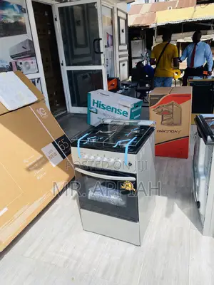Volcano Gas Oven 3 Gas + 1 Electric Burner Manual Ignition.