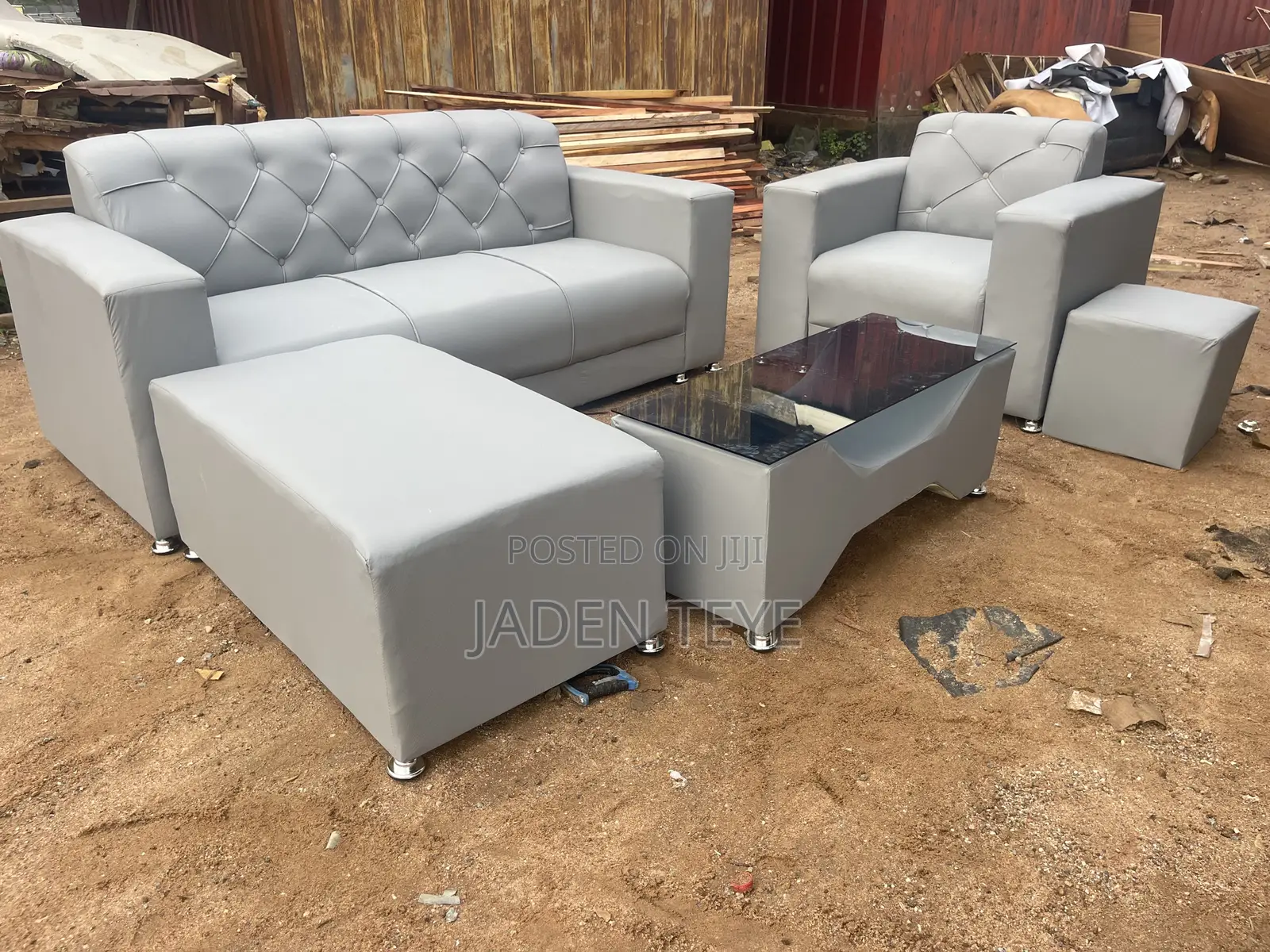 Ash Sofa Set 3 and Single