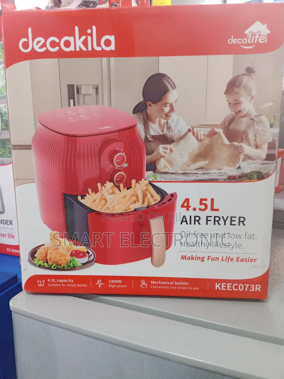 Air Fryer Air Fryer Decakila Air Fryer 4.5L Brand New Fryer