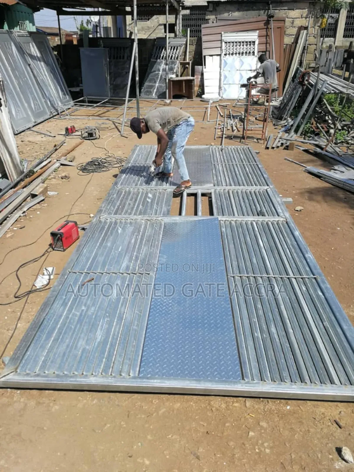 Galvanized Gate Fabrication in Ghana