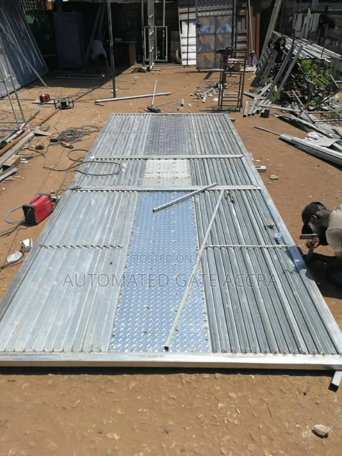 Galvanized Gate Fabrication in Ghana