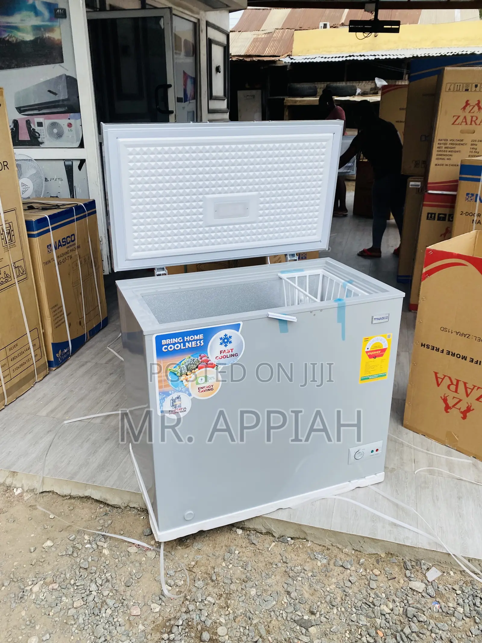 Unique Nasco 200L Singledoor Electric Chest Freezer(Nas210)