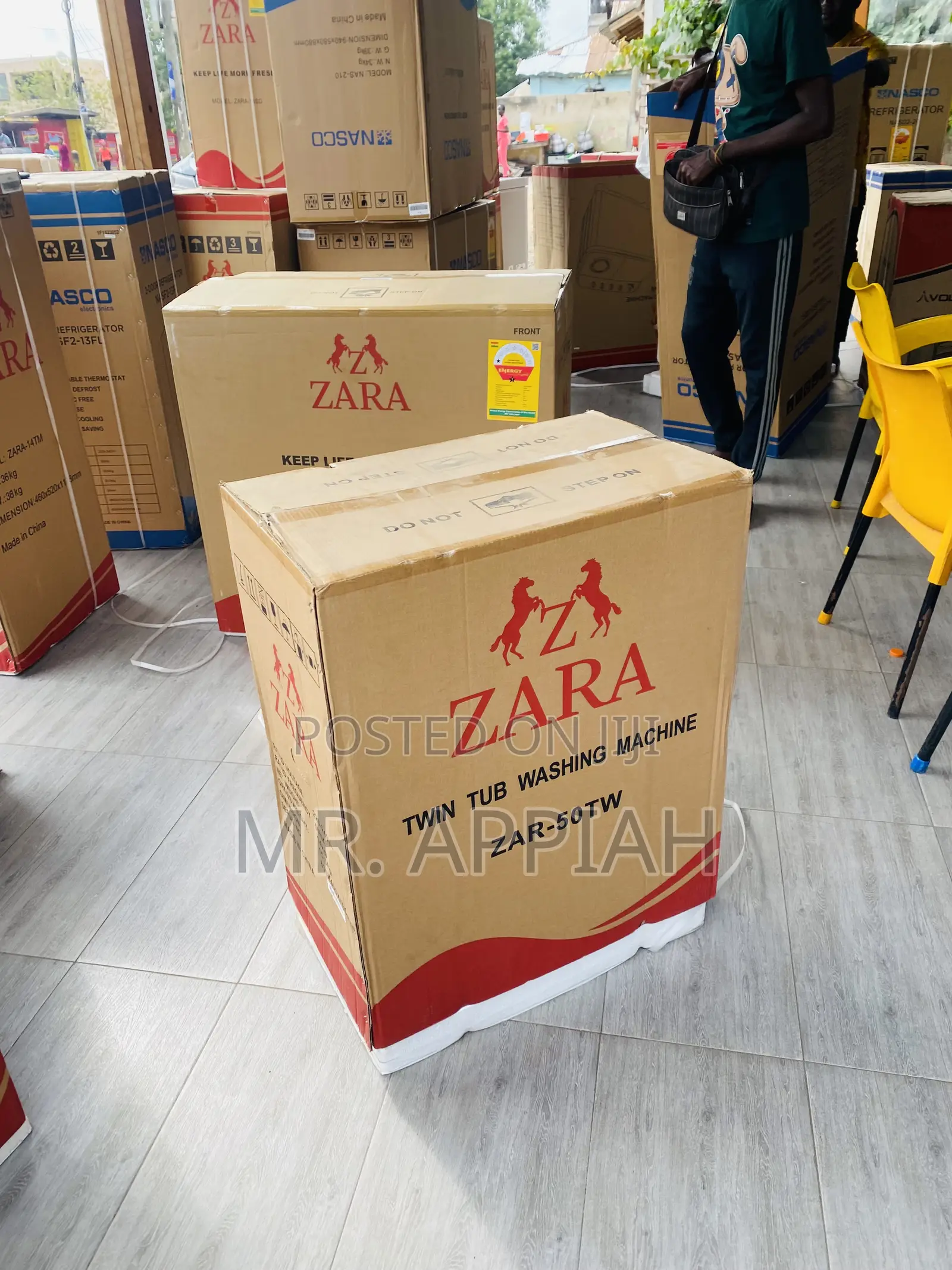 Semi-Automatic Zara 5kg Top Load Electric Washing Machine.