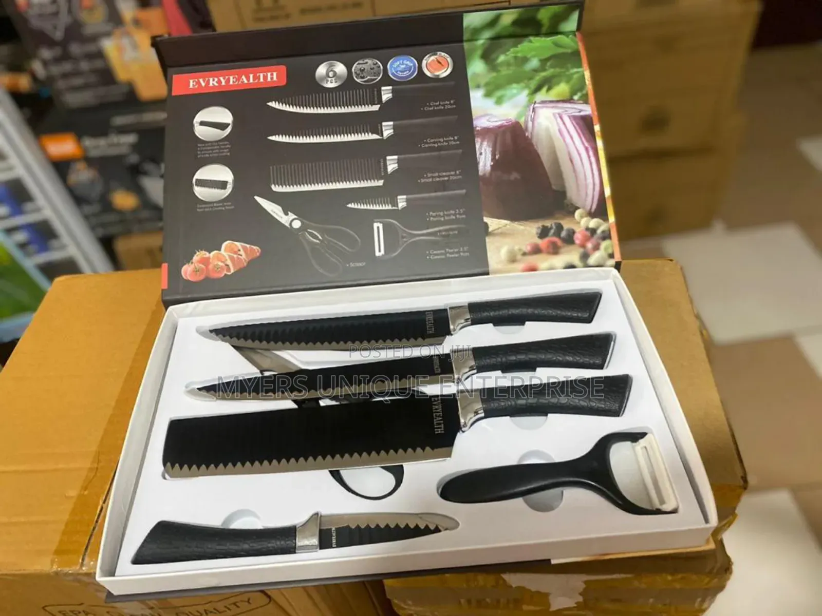 Big Size 6 Pieces Knife Set