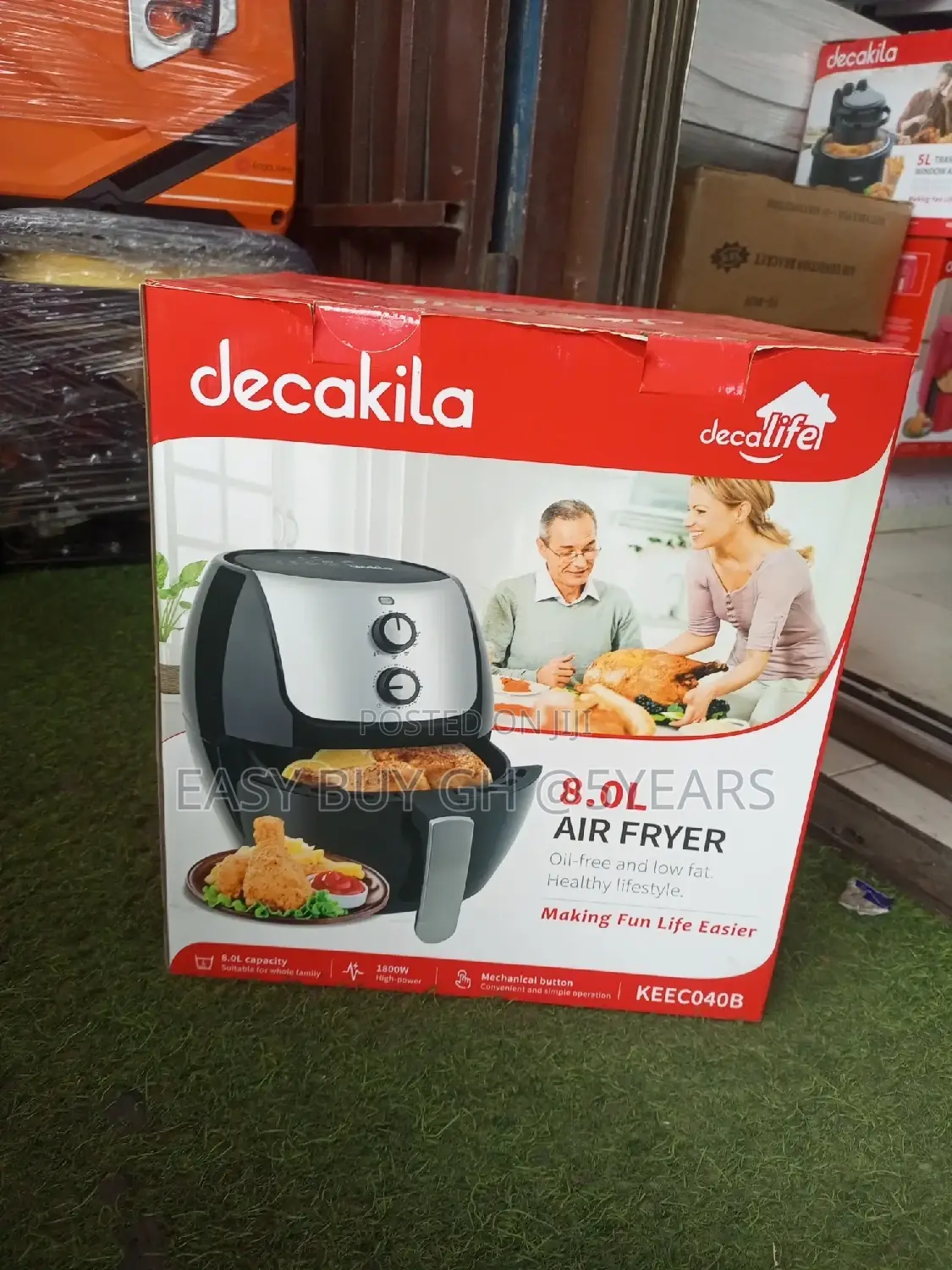 Decakila Life 8.0liters Air Fryer 1400W