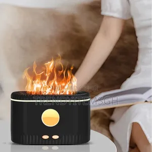 Colourful Flame Night Light Aroma Diffuser