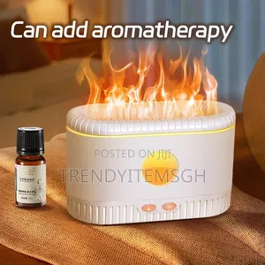 Colourful Flame Night Light Aroma Diffuser
