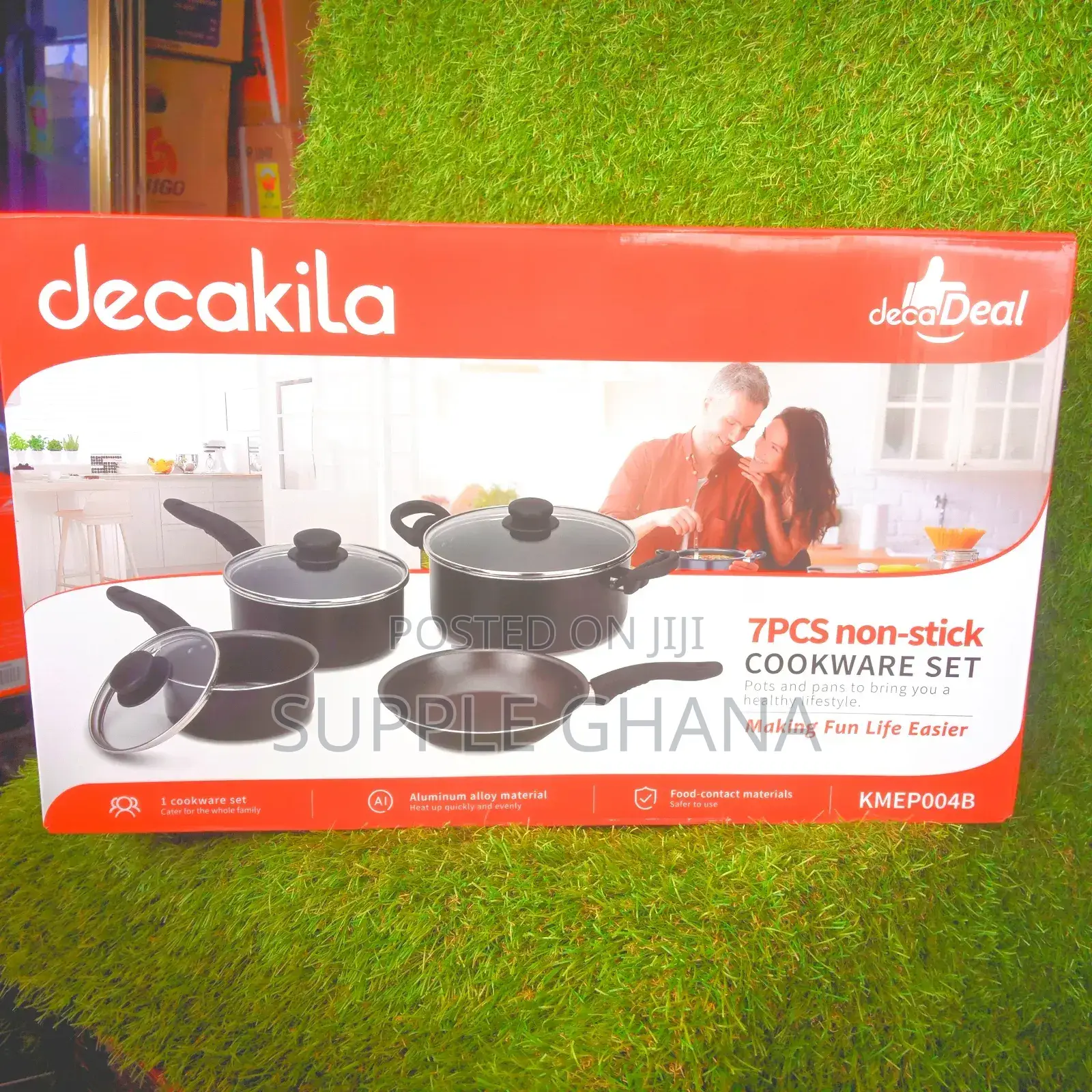 (7pcs Non-Stick )Cookware Set Decakila Cookware Set Decakila