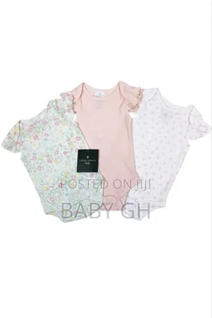 Laura Ashley 3pk Baby Girls Bodysuits