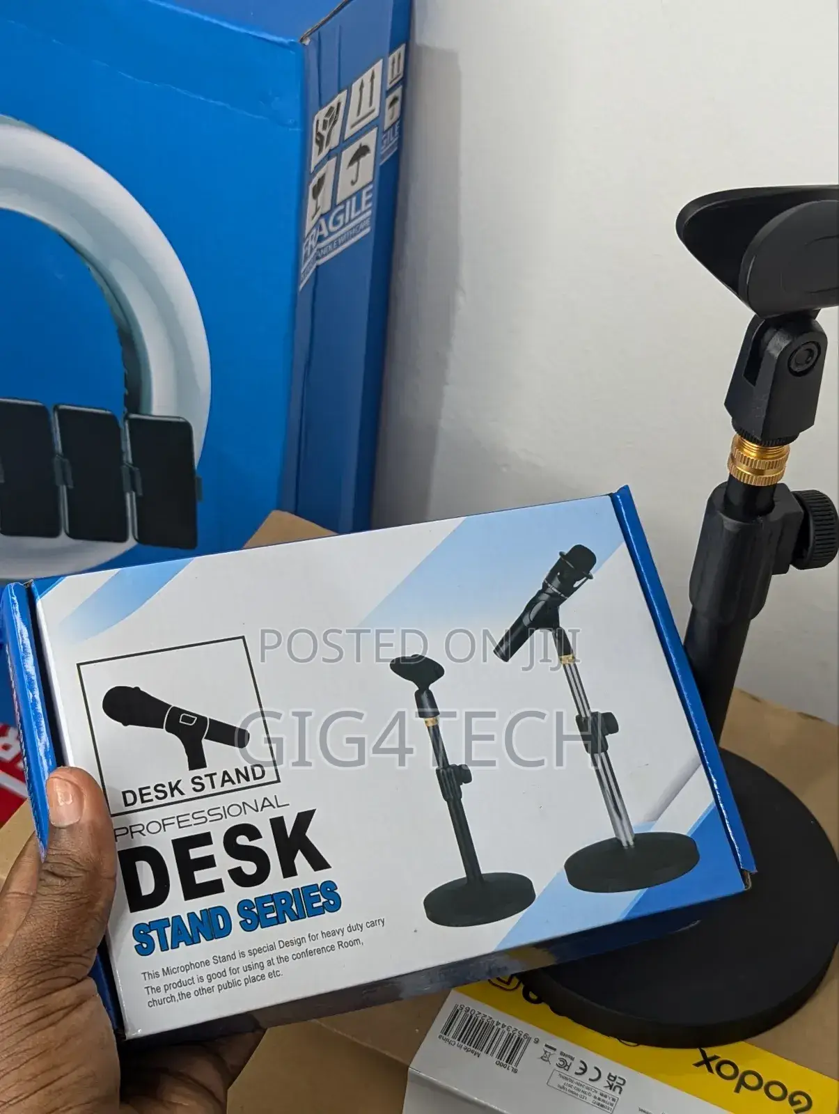 Professional Podcast Microphone Stand-All Metal