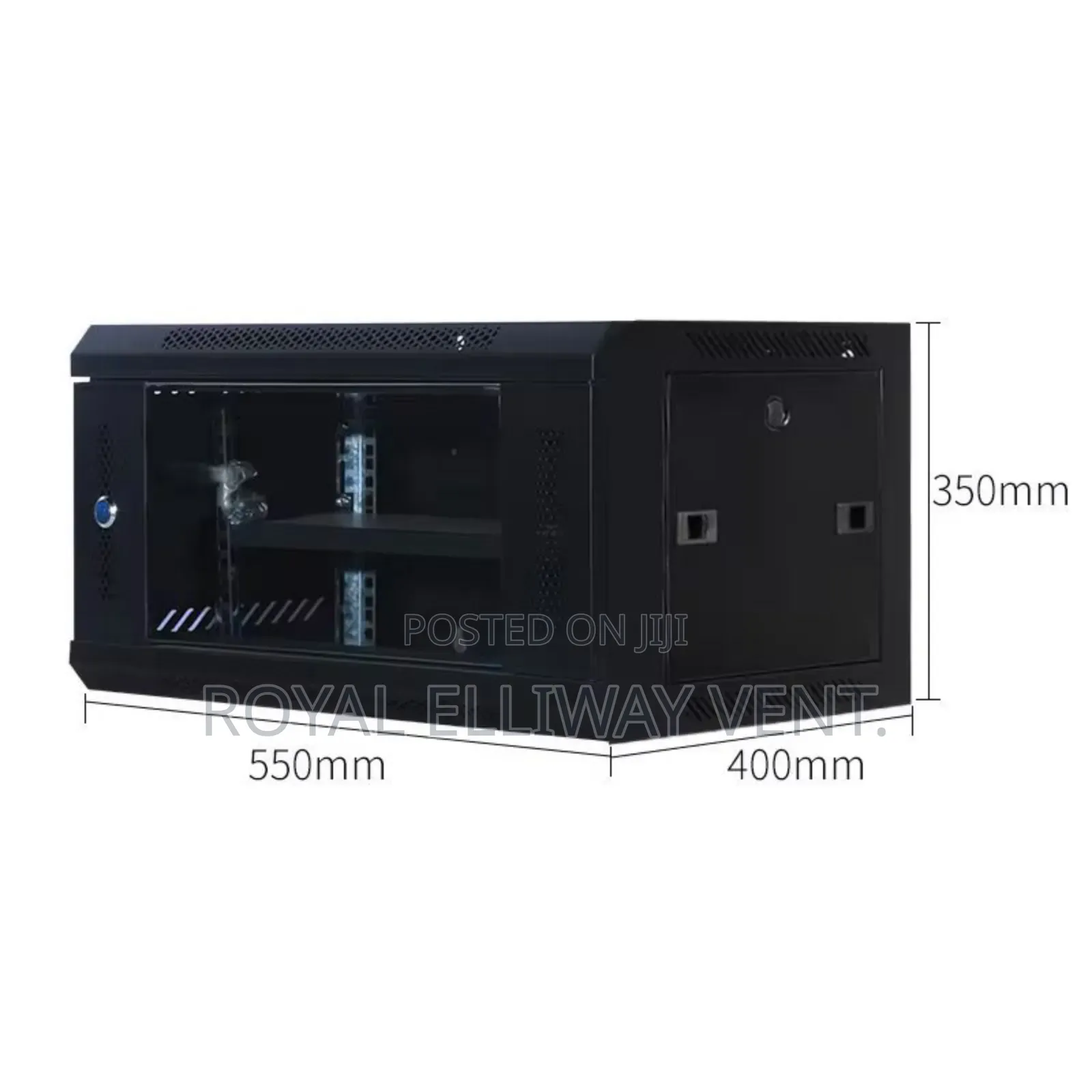6U Rack With Fan, PDU , and Tray