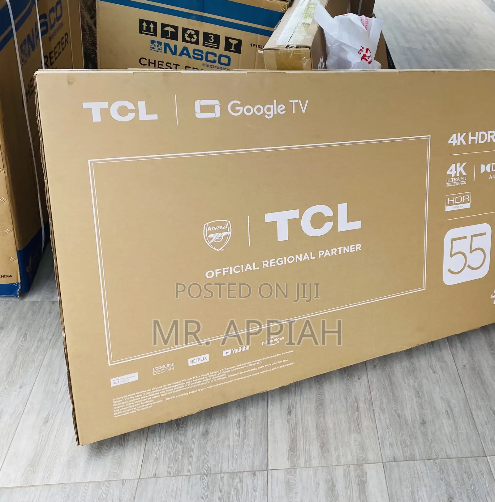 TCL 55p635 (55”) Bezel-Less Series Ultra Hd Smart Tv