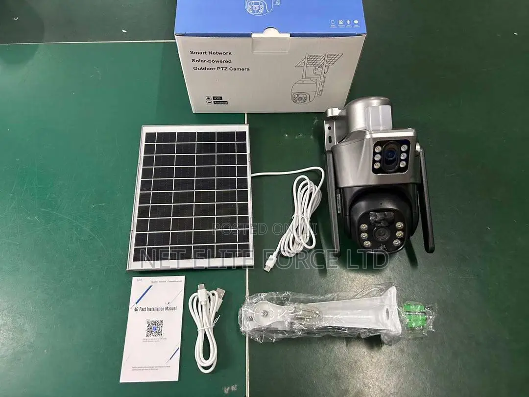 4m Dual Lense 4g Simcard Solar Camera