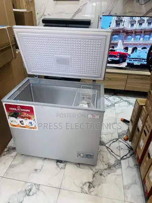 Zara-260s Chest Freezer Single Door Grey Color _**