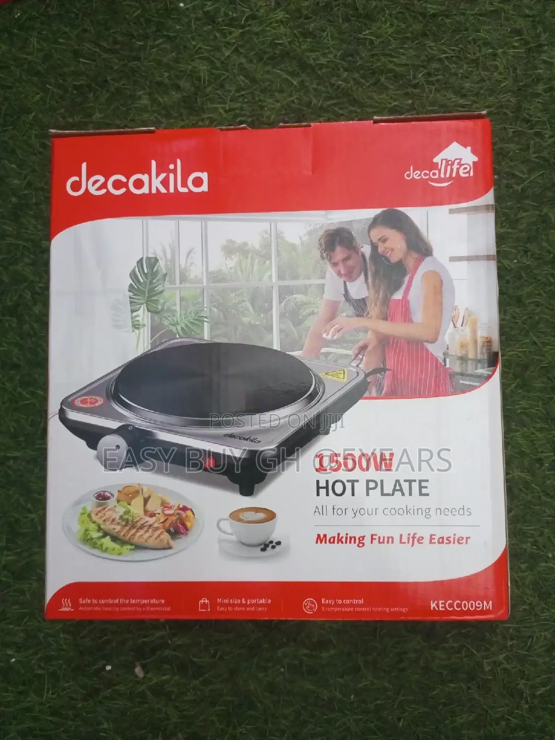 Decakila Fast Cooking Hot Plate 1500w