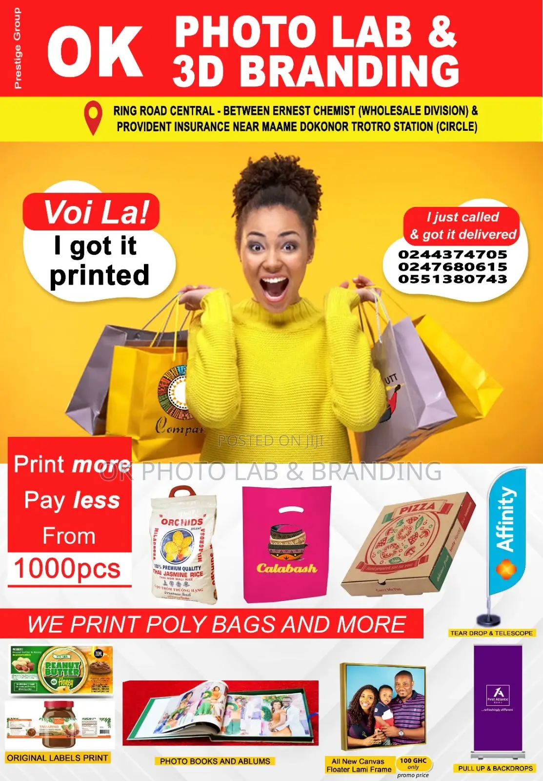 Print Poly Bags, Pizza Boxes and More